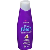Aussie Paraben-Free Miracle Moist Conditioner w/ Avocado & Jojoba Oil For Dry Hair, 360 mL