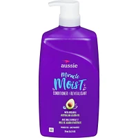 Aussie Miracle Moist with Avocado & Jojoba Oil, Paraben Free Conditioner, 778 mL