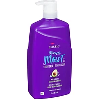 Aussie Miracle Moist with Avocado & Jojoba Oil, Paraben Free Conditioner, 778 mL