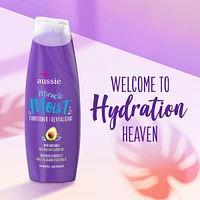 Aussie Miracle Moist with Avocado & Jojoba Oil, Paraben Free Conditioner, 778 mL