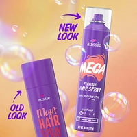 Mega Flexible Hair Spray for Curly Hair, Straight Hair, and Wavy Hair