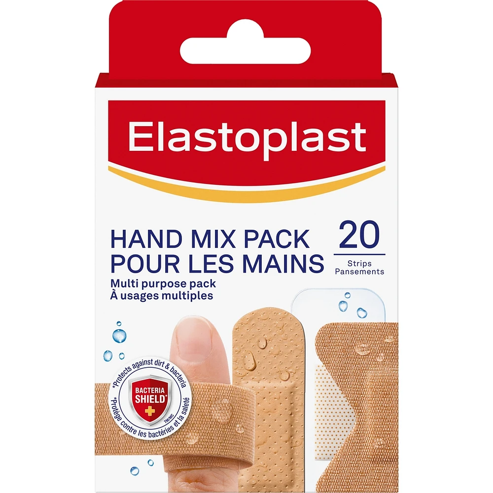 Elastoplast Sensitive Kids Adhesive Bandages, 20 Assorted Shapes