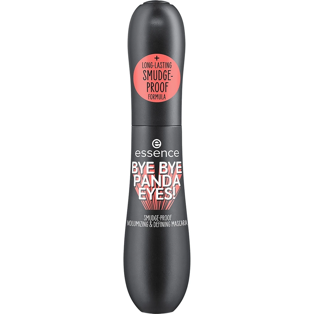 bye bye panda eyes! smudge-proof volumizing and defining mascara