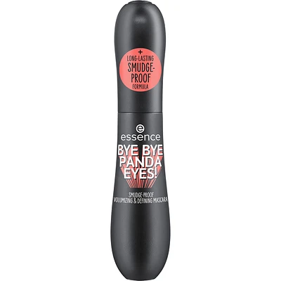 bye bye panda eyes! smudge-proof volumizing and defining mascara
