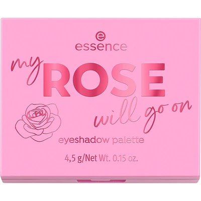 my ROSE will go on eyeshadow palette