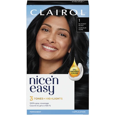 Nice'N Easy Permanent Hair Dye, Superior Natural Looking Colour