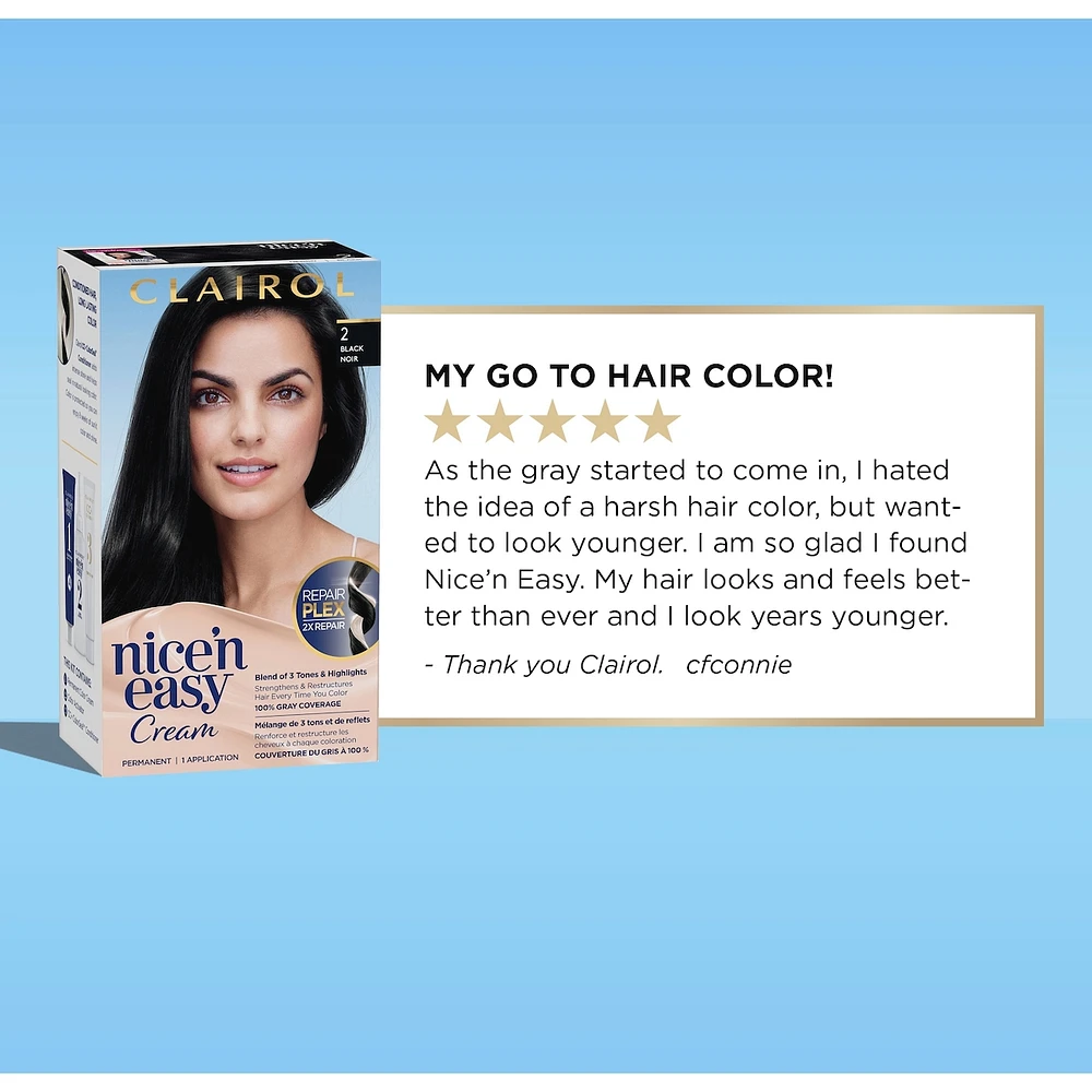 Nice'N Easy Permanent Hair Dye, Superior Natural Looking Colour