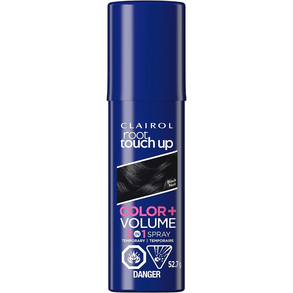 Root Touch-Up Temporary Spray 2in1: 100% gray coverage and volume boost