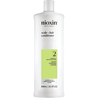 Nioxin System 2 Scalp + Hair Thickening Conditioner for Natural with Progressed Thinning, 1L