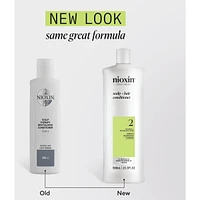 Nioxin System 2 Scalp + Hair Thickening Conditioner for Natural with Progressed Thinning, 1L