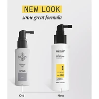 Nioxin System 1 Scalp  + Hair Thickening Treatment - Serum for Natural Hair with Light Thinning, 100ml