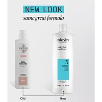 Nioxin System 3 Scalp + Hair Thickening Conditioner for Damaged with Light Thinning, 1L