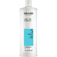 Nioxin System 3 Scalp + Hair Thickening Conditioner for Damaged with Light Thinning, 1L