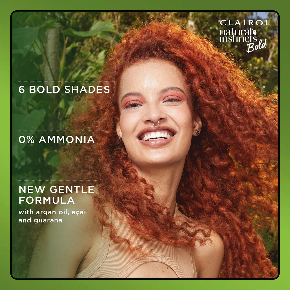Natural Instincts Bold Permanent Hair Dye with 0% ammonia