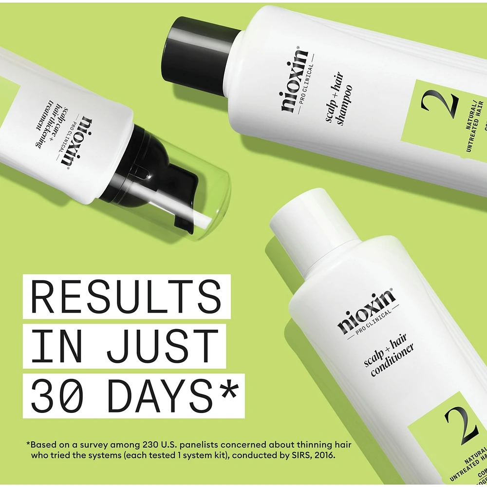 System 2 Scalp  + Hair Thickening Treatment - Serum for Natural Hair with Progressed Thinning, 100ml
