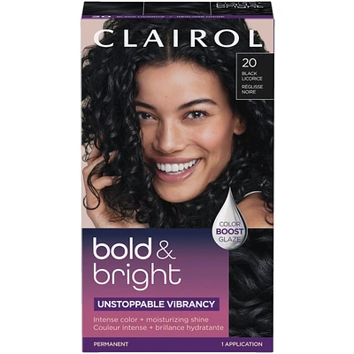 Bold & Bright, Permanent Hair Dye, Intense Color + Moisturizing Shine