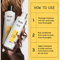 Nioxin Scalp + Hair Thickening System 1 - for Natural Hair with Light Thinning - Includes Shampoo 150ml, Conditioner 150ml and Scalp Treatment 50ml