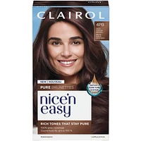 Nice'N Easy Pure Brunettes, Permanent Hair Dye, Rich Tones That Stay Until Re-Coloring