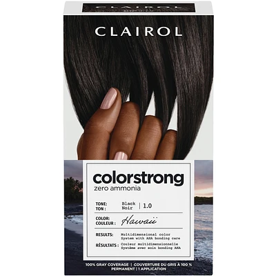 ColorStrong Permanent Hair Dye, Multidimensional Color + AHA Bonding Zero Ammonia