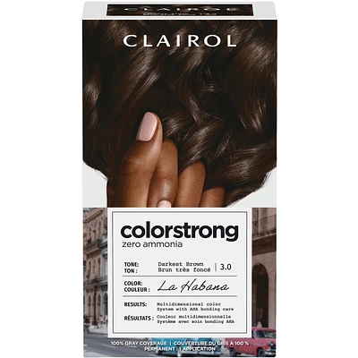 ColorStrong Permanent Hair Dye, Multidimensional Color + AHA Bonding Zero Ammonia