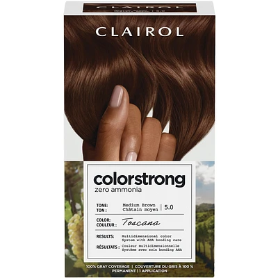 ColorStrong Permanent Hair Dye, Multidimensional Color + AHA Bonding Zero Ammonia