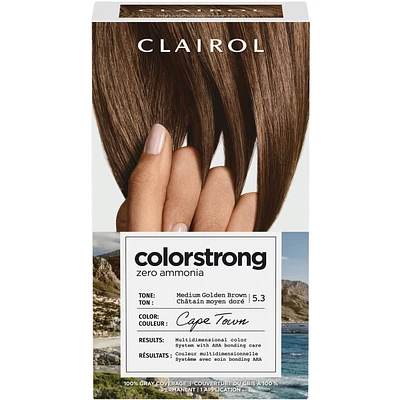 ColorStrong Permanent Hair Dye, Multidimensional Color + AHA Bonding Zero Ammonia