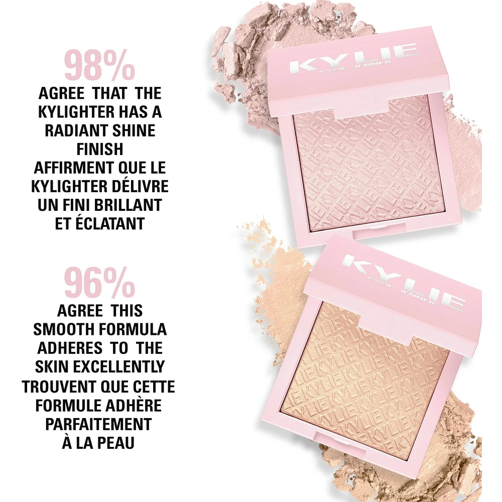 Kylighter Illuminating Powder, lightweight, smooth & radiant glowy finish, clean, vegan