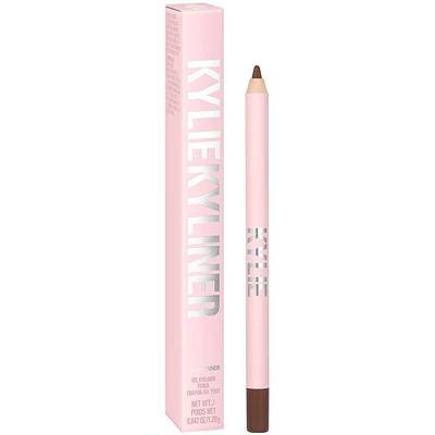 Kyliner Waterproof Gel Eyeliner Pencil, ultra-defined look, ultra-creamy, ultra-gliding, smudge-resistant, all-day wear, vegan