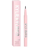 Kyliner Brush Tip Liquid Eyeliner Pen, easy to apply, ultra-fine, water-resistant, deep black, weightless, long-wear