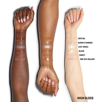 High Gloss, glossy & luminous finish, non-sticky