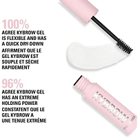 Kybrow Gel, fuller-looking brow, extreme holding power, lightweight, flexible, cruelty free & vegan.