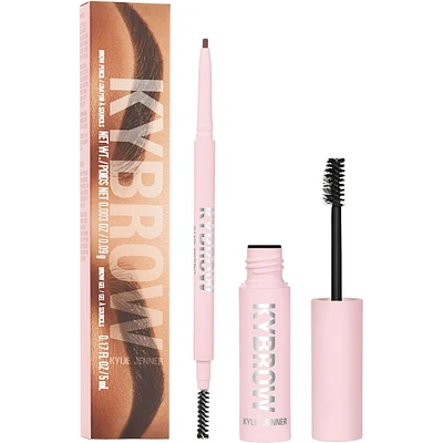 Kybrow Kit, perfect brow routine, pencil & gel, all-day wear fill shape, cruelty-free, vegan