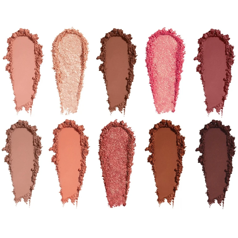 Pressed Powder Palette The Mauve Palette, highly pigmented, soft & easy blend, clean vegan, talc-free