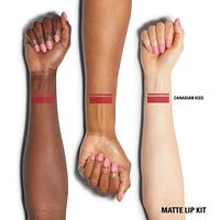 Exclusive Matte Lip Kit, perfect lip routine, highly-pigmented, 8-hour wear, smudge-resistant, vegan