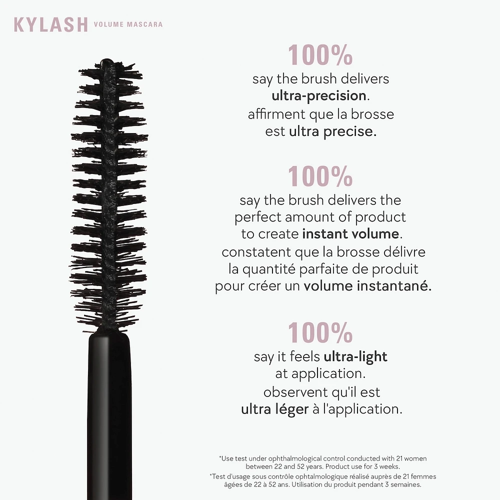 Kylash Volume Mascara, volumizing, lengthening & instant curl, flake -free, smudge-free, clean & vegan