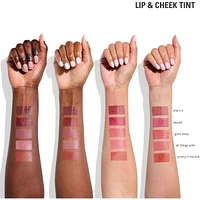 Lip & Cheek Blush Tint, multi-use, fluid lightweight formula, all day wear