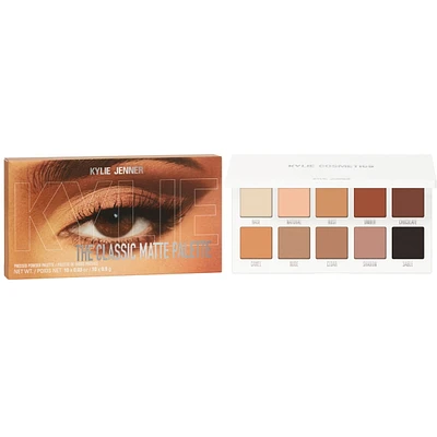 Pressed Powder Palette The Classic Matte Palette, highly pigmented, soft & easy blend, clean vegan, talc-free