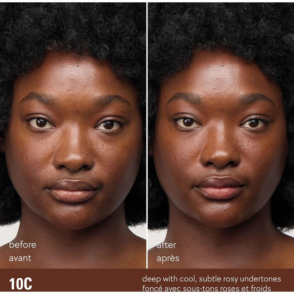 Skin Tint Blurring Elixir Foundation with Hyaluronic Acid, 12-hour wear, natural, second-skin finish