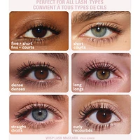 Wisp Lash Mascara, lifted & curled lashes for 24H, no clumps or smudging, clean & vegan formula