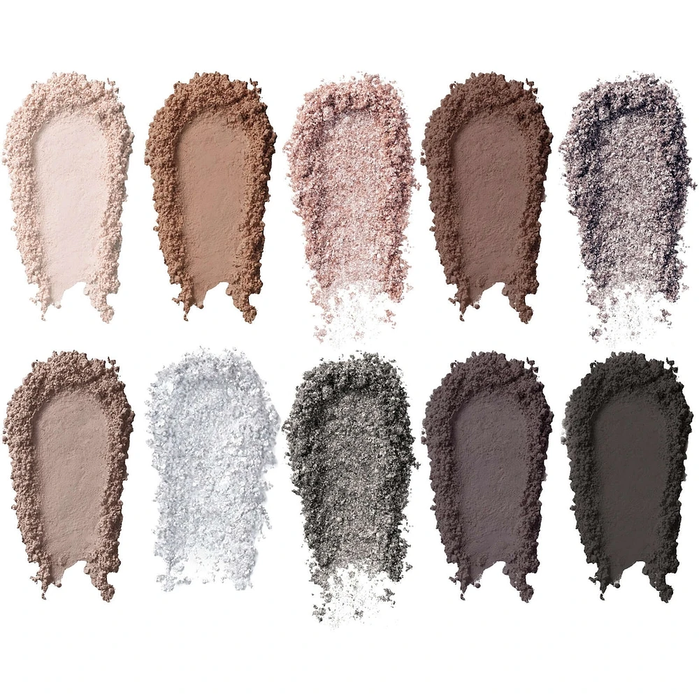 Pressed Powder Palette The Smokey Palette, highly pigmented, easy blend, clean vegan, talc-free