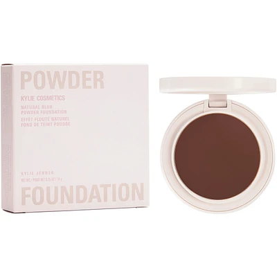 Natural Blur Powder Foundation, medium buildable blurred matte, 12-hour wear, breathable finish