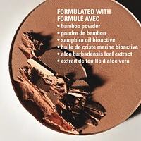 Natural Blur Powder Foundation, medium buildable blurred matte, 12-hour wear, breathable finish