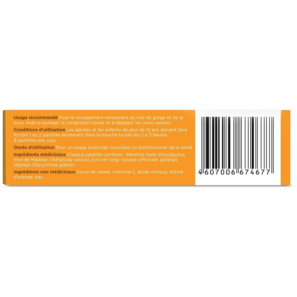 Cough Lozenge Orange