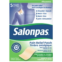 Salonpas 12 Hour Pain Relief Patch