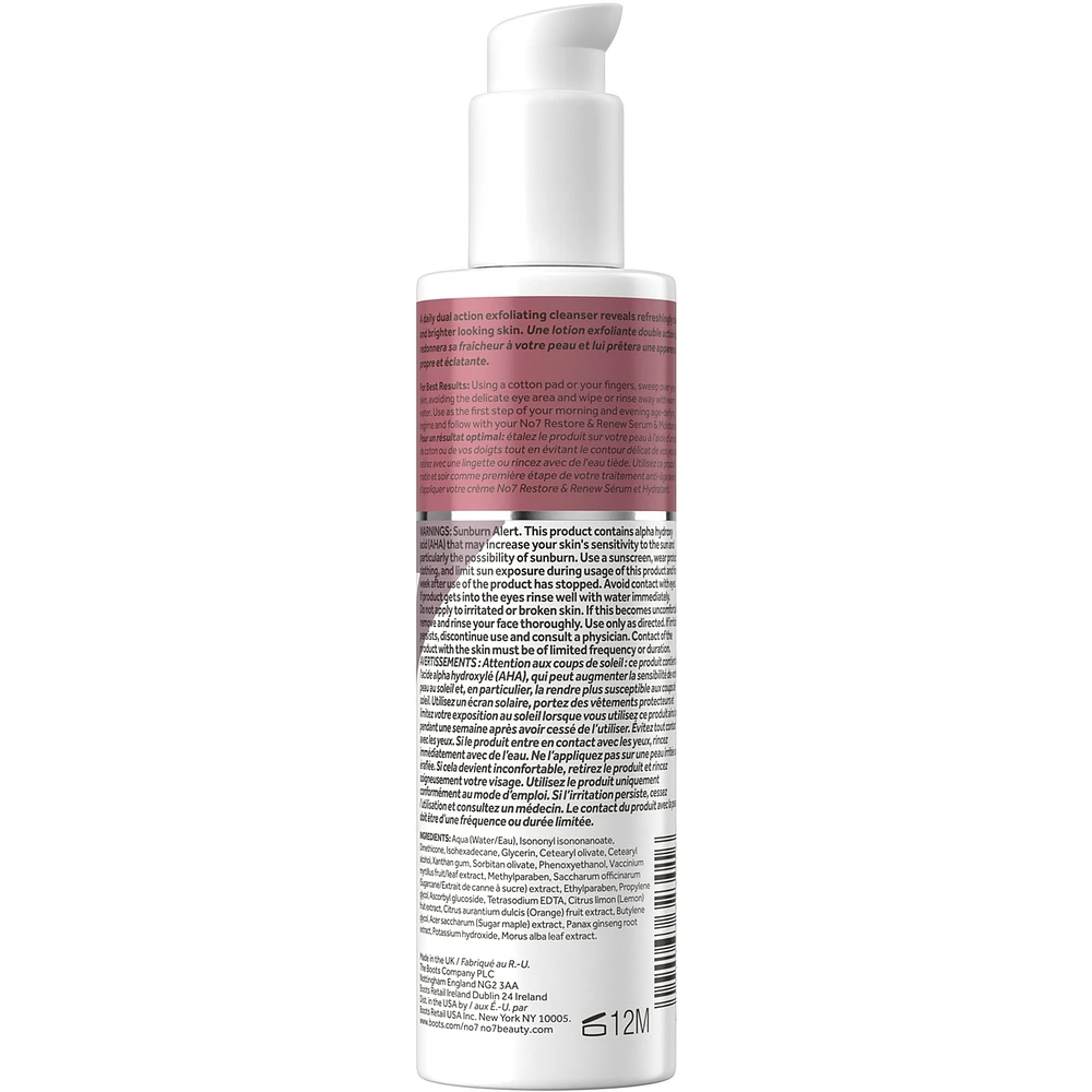 Restore & Renew Dual-Action Cleansing Lotion