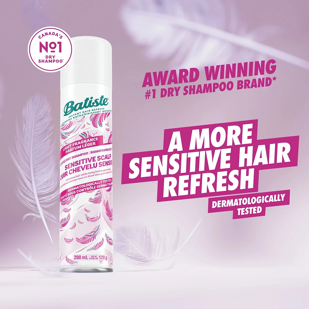 Batiste Dry Shampoo Sensitive Scalp Light Fragrance