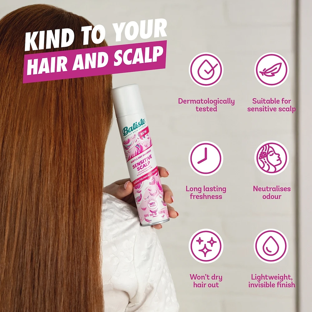 Batiste Dry Shampoo Sensitive Scalp Light Fragrance