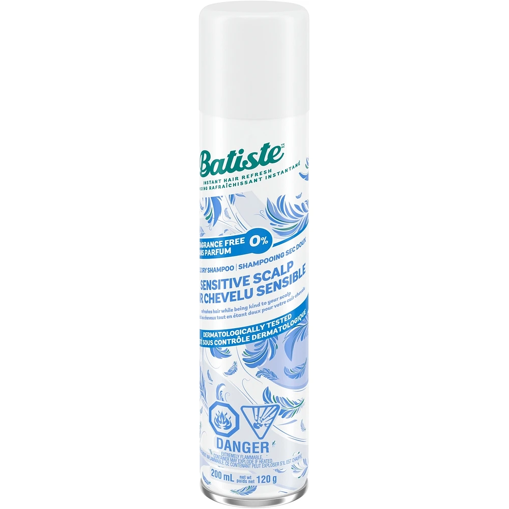 Batiste Dry Shampoo Sensitive Scalp Fragrance Free