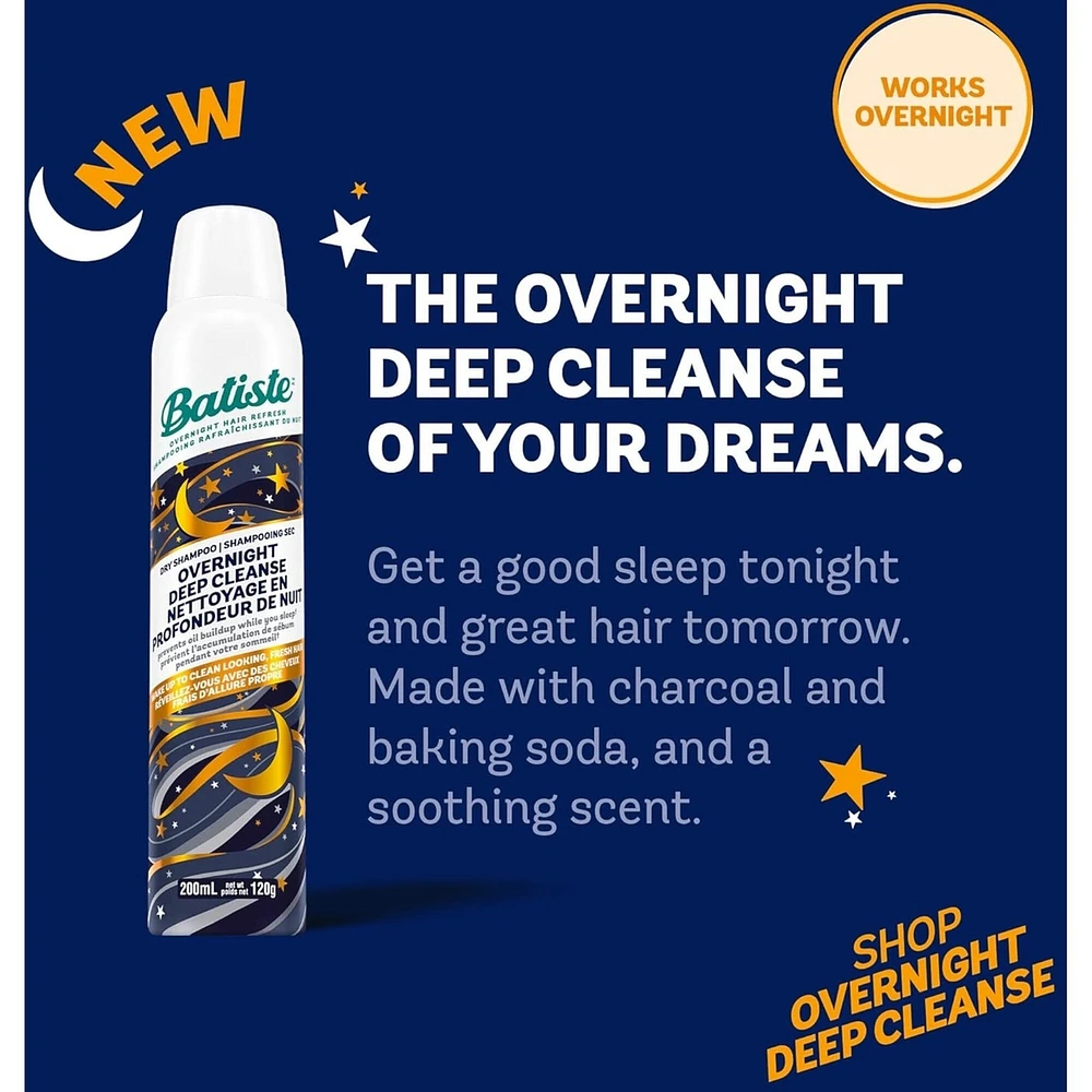 Dry Shampoo, Overnight Deep Cleanse
