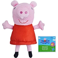 Peppa Pig Toys Giggle 'n Snort Peppa Pig Plush Doll, Interactive Stuffed Animal with Sound Effects